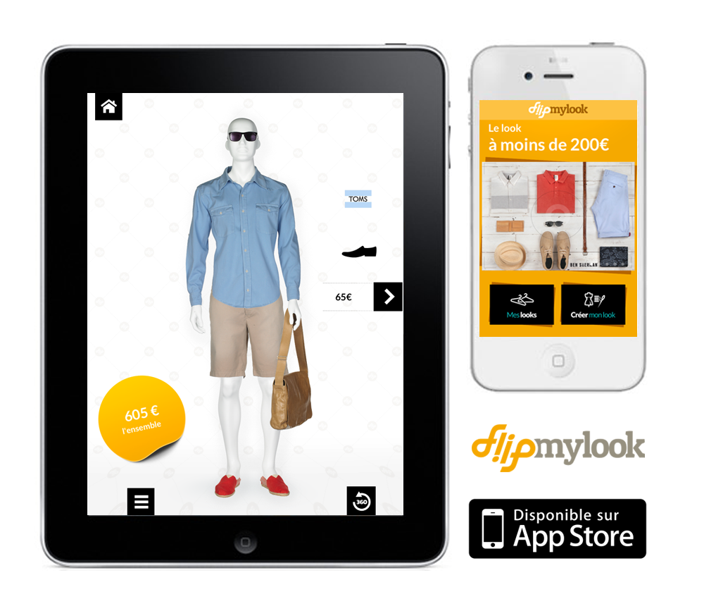 Application flipmylook homme